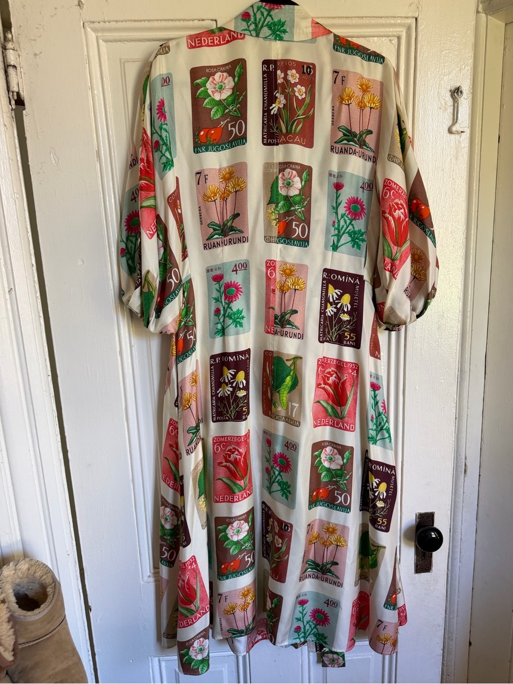 Stunning unique unicorn rare Oroton floral print wrap dress - Picture 10 of 11